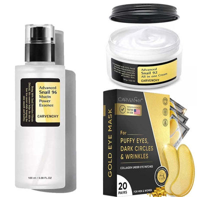 Snail Mucin Skincare Set - Hydrating & Repairing